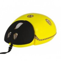 Mouse Joaninha com LED